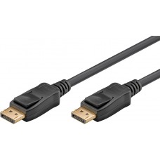 Goobay DisplayPort V2.0 Kabelis 8K 2M 8K 60hz atbalsts 40Gbps